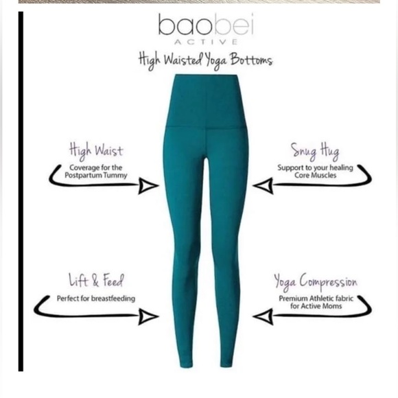 Baobei Active Sculpt & Recovery Postpartum Core Compression Technology Leggings - Picture 4 of 15
